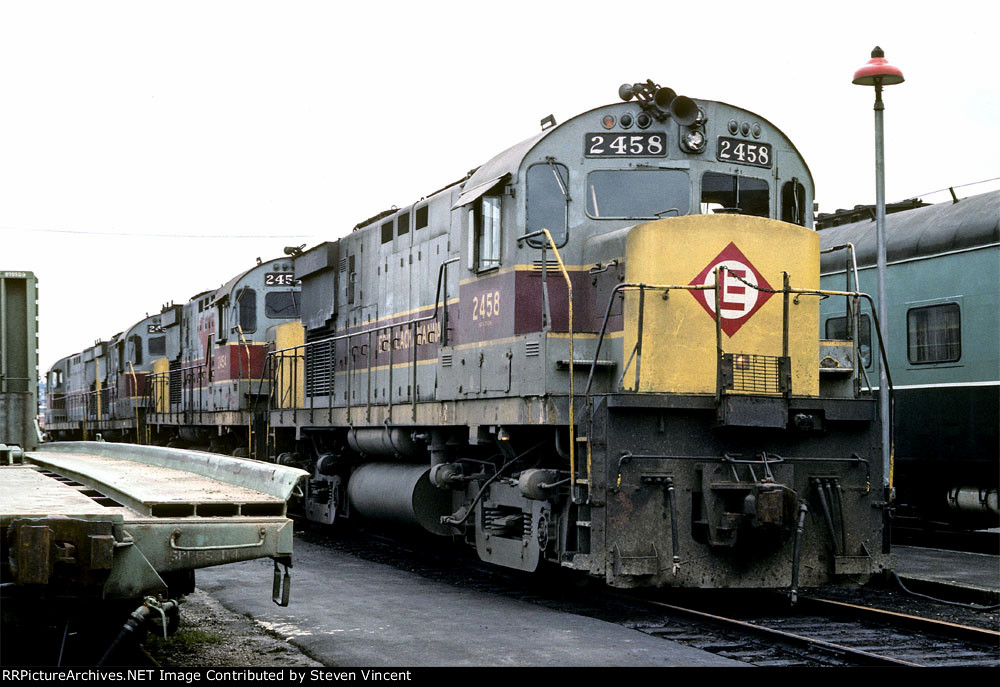 Erie Lackawanna C425 EL #2458 in BCOL yard.